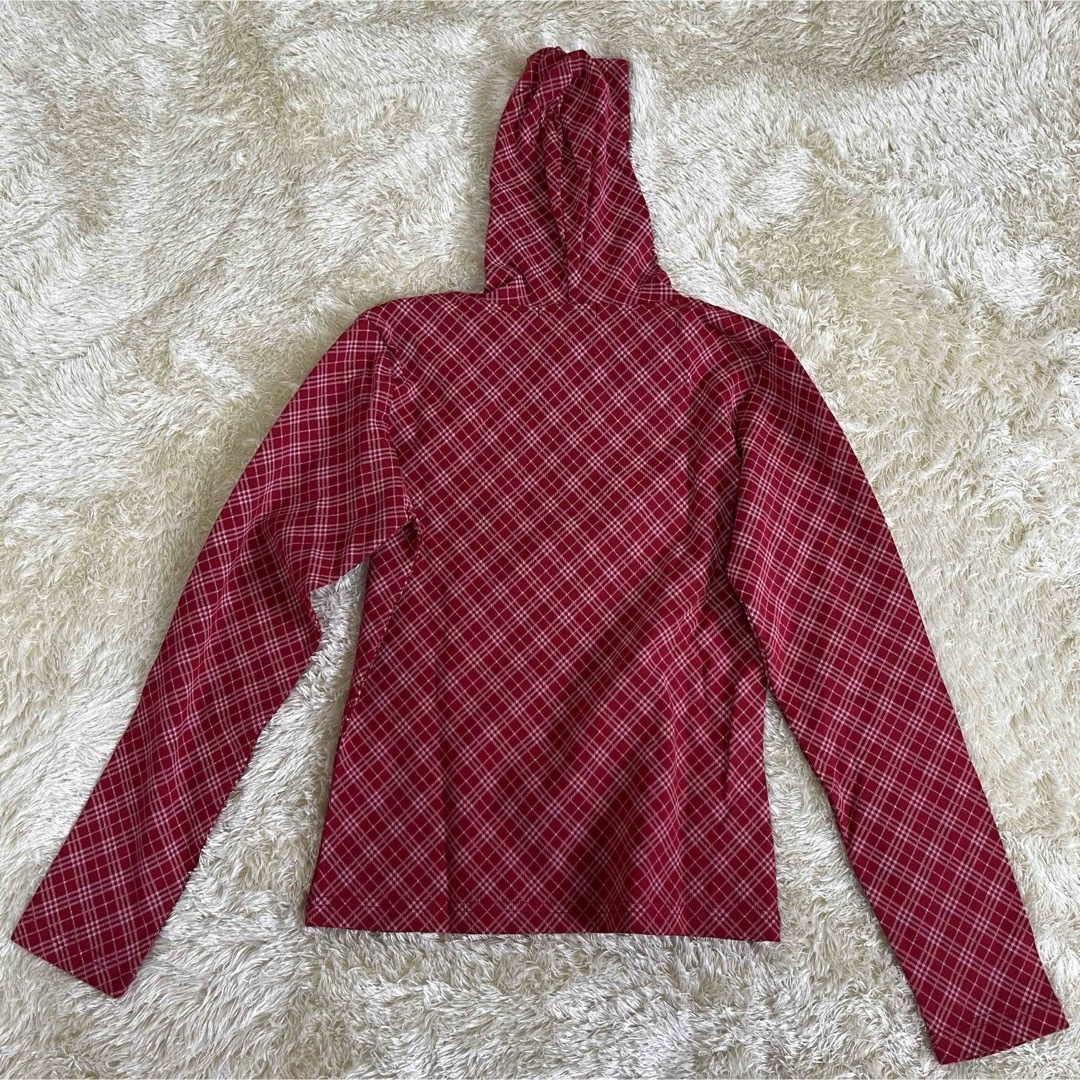 BURBERRY(バーバリー)の新品未使用　BURBERRY バーバリー ロンドン　チェックパーカー　M レディースのトップス(パーカー)の商品写真