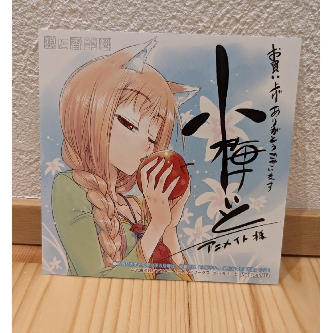 小梅けいと 狼と香辛料 画集 〜狼と麦と林檎の風景〜 非売品 小梅けいと 狼と香辛料 画集 〜狼と麦と林檎の風景〜 非売品
