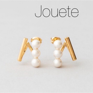 ete - ◼️現行品◼️【Jouete】ダブルピアス　パール