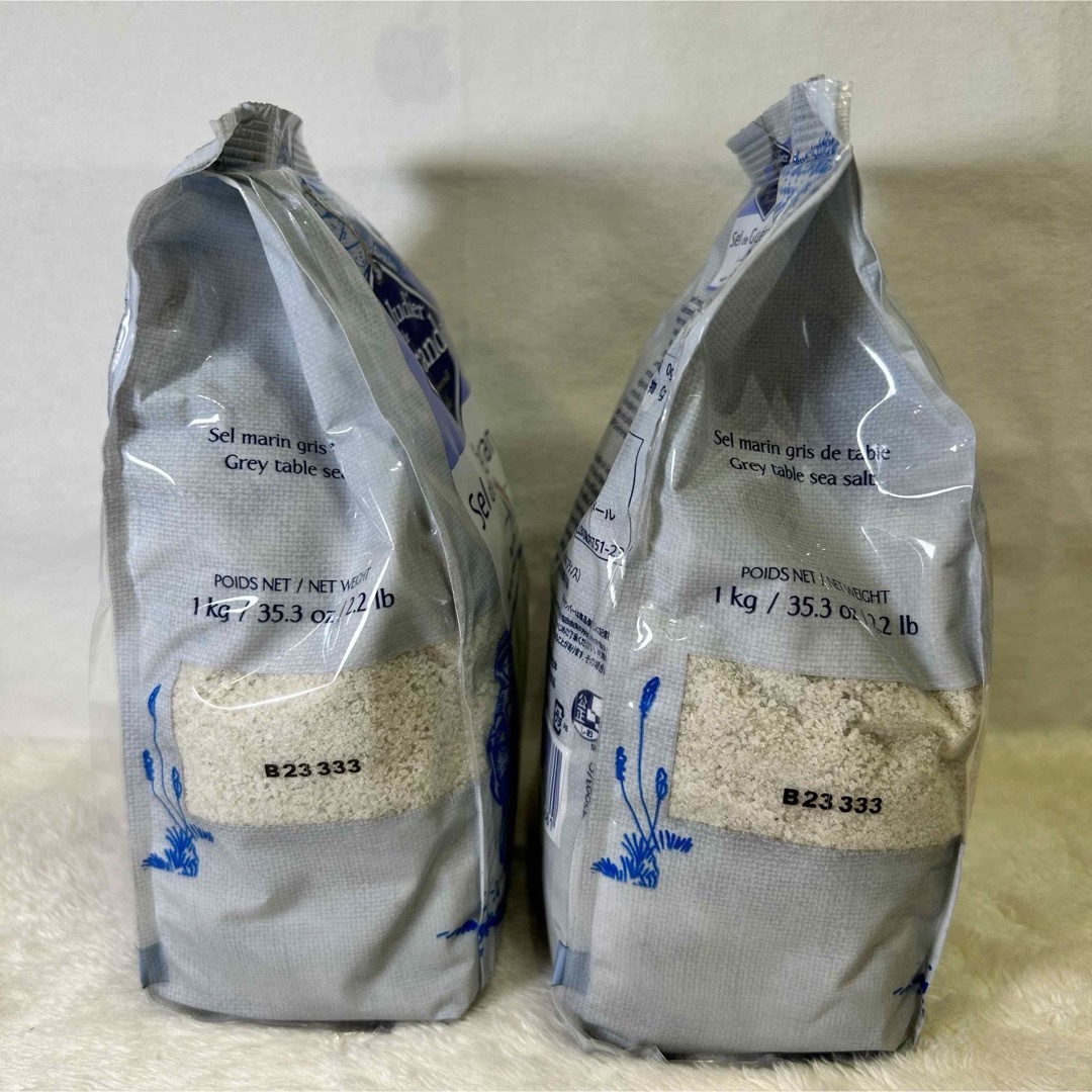 【顆粒】ゲランドの塩 【1kg × 2袋】セル マラン ド ゲランド‼️お徳用 食品/飲料/酒の食品(調味料)の商品写真