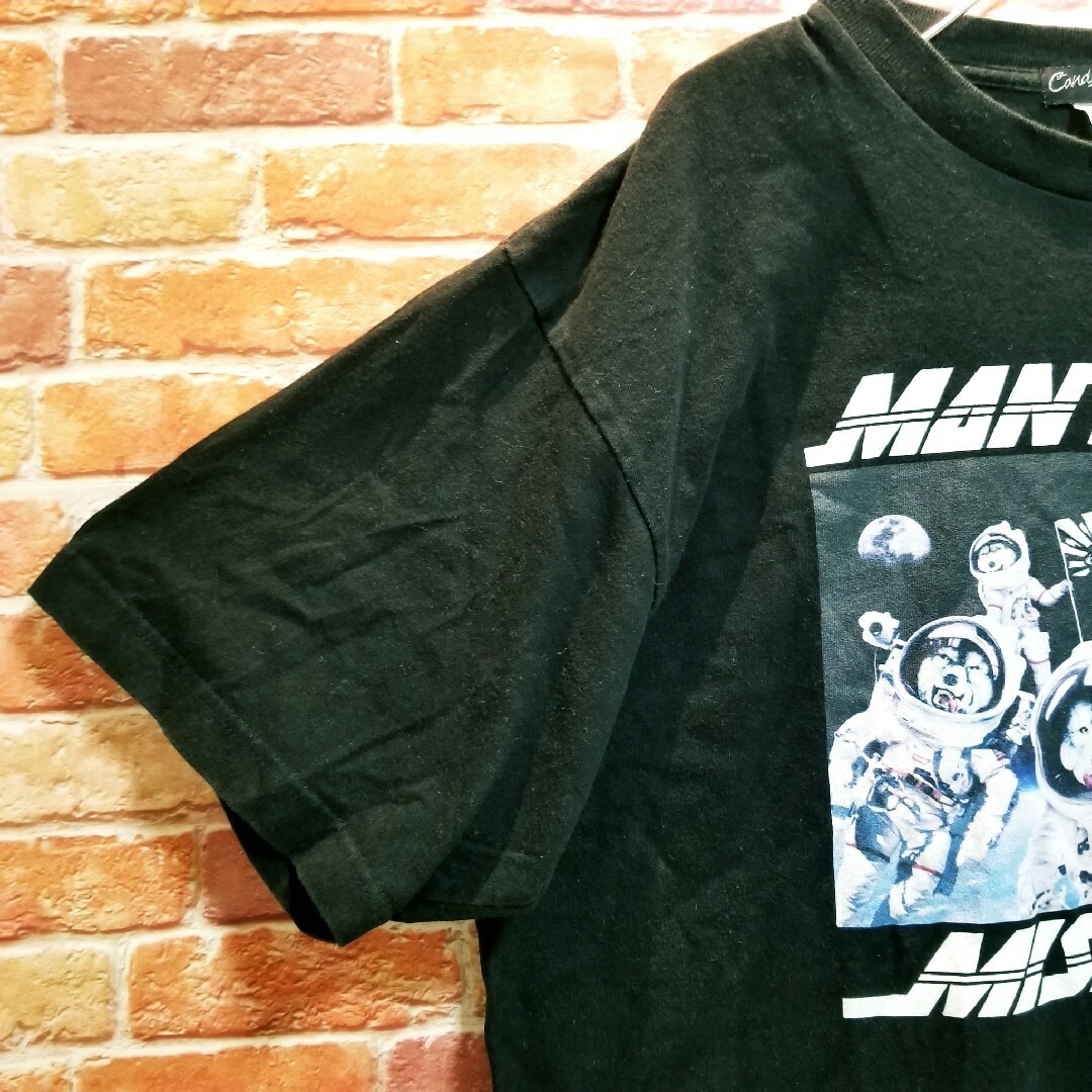 Candy Stripper(キャンディーストリッパー)の【サイズXL】キャンディーストリッパー MAN WITH  コラボ Tシャツ メンズのトップス(Tシャツ/カットソー(半袖/袖なし))の商品写真