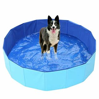 【サイズ:80x30cm】AIRMFJI 犬プール ペットプール ペット用バスグ(犬)