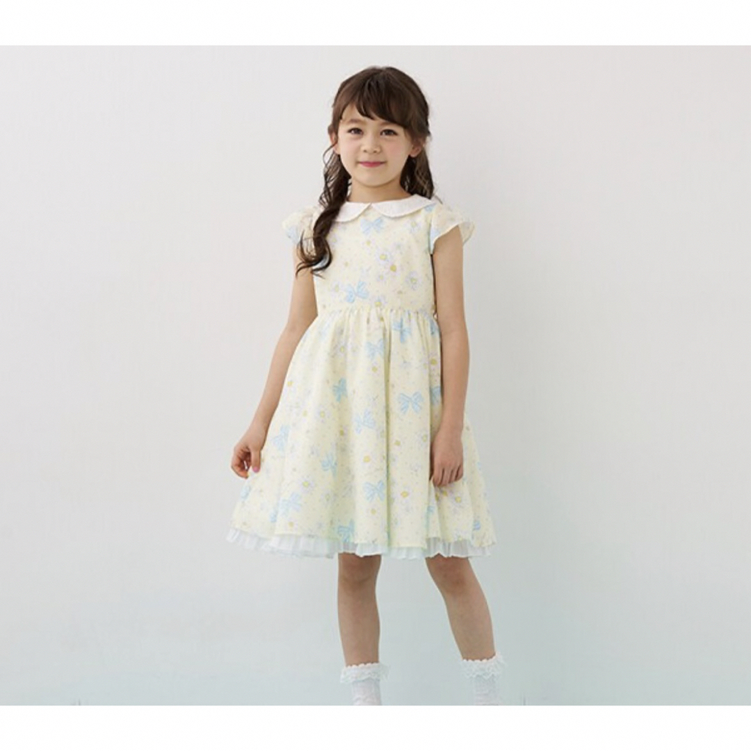 mezzo piano(メゾピアノ)のメゾピアノ　ワンピース　100センチ　新品 キッズ/ベビー/マタニティのキッズ服女の子用(90cm~)(ワンピース)の商品写真