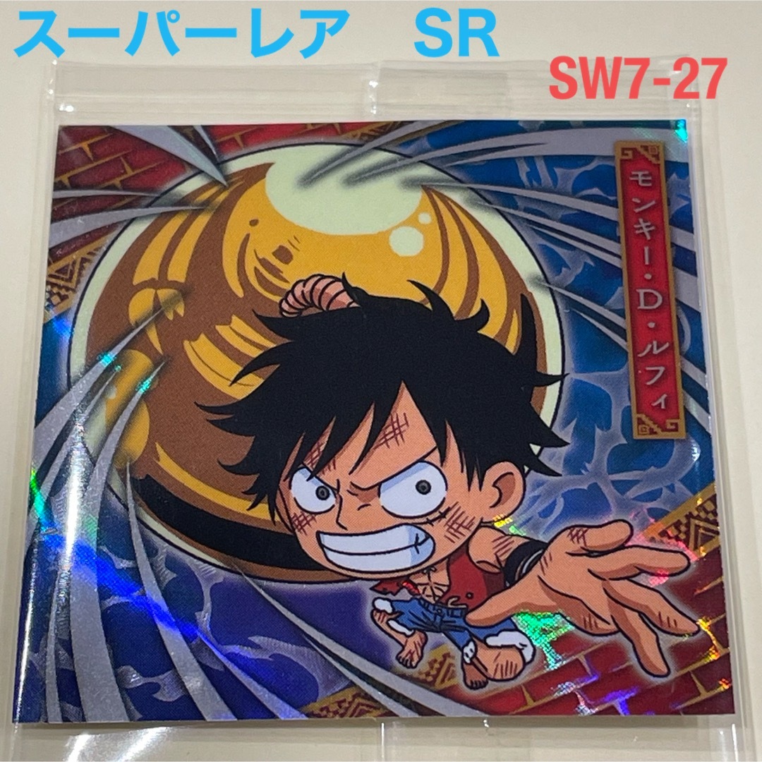 ONE PIECE(ワンピース)の【ONE PIECE】LOG.7 NO.27 モンキー•D•ルフィ　SR ② エンタメ/ホビーのアニメグッズ(その他)の商品写真