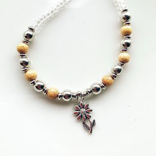 beads necklace＊flower(ネックレス)