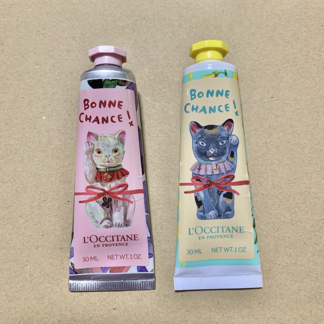 L'OCCITANE(ロクシタン)のロクシタン　L'OCCITANE 招き猫　ハンドクリーム　セット コスメ/美容のボディケア(ハンドクリーム)の商品写真