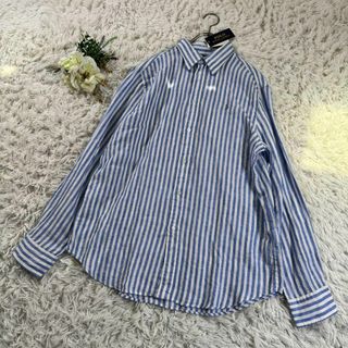 POLO RALPH LAUREN - 未使用 入手困難 ポロラルフローレン シャツ リネン100% 新品タグ付き ロゴ