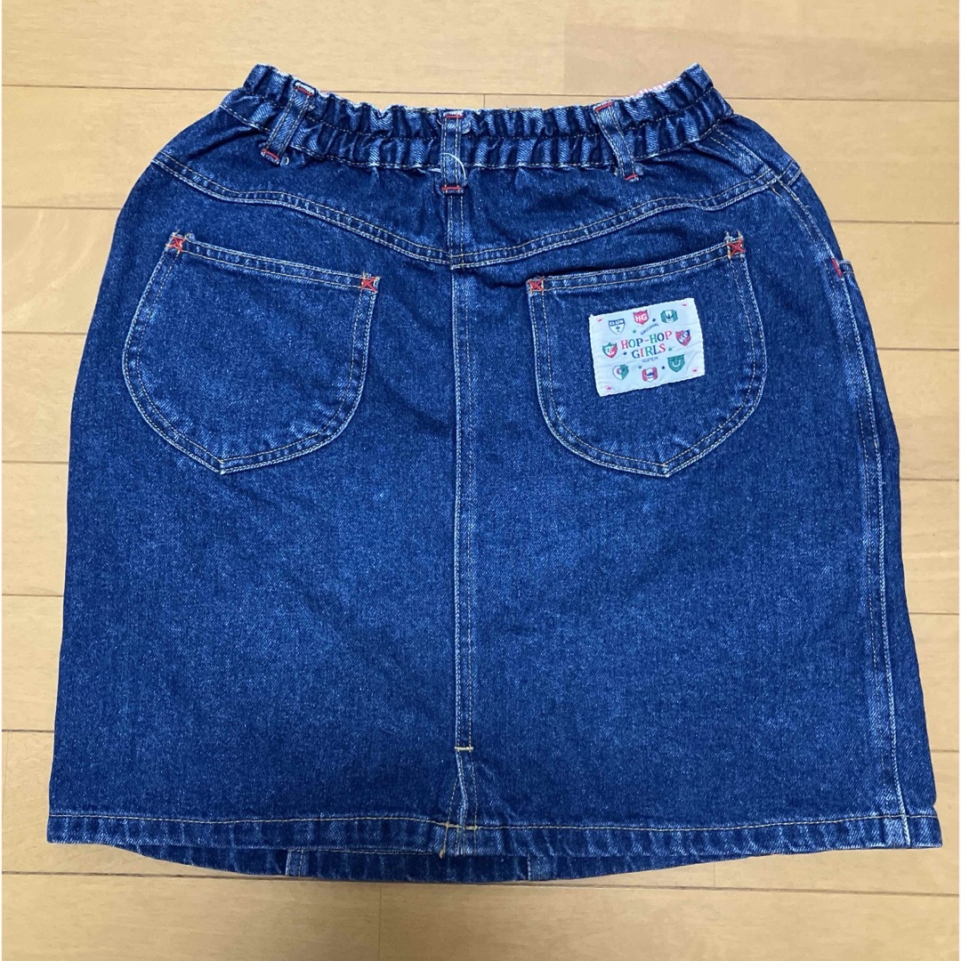 デニムスカート　ブルー　160 キッズ/ベビー/マタニティのキッズ服女の子用(90cm~)(スカート)の商品写真