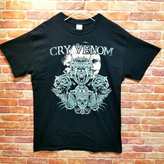 ギルタン(GILDAN)の【サイズM】古着　メタル　レア　バンドTシャツ　Cry Venom(Tシャツ/カットソー(半袖/袖なし))