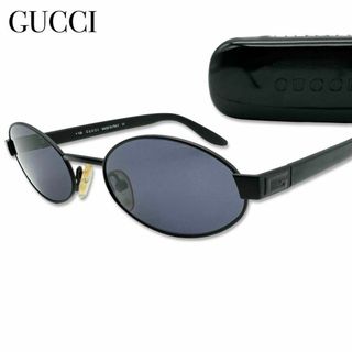 グッチ(Gucci)のグッチ 135 GG サングラス メガネ 眼鏡 メンズ レディース ブラック(サングラス/メガネ)