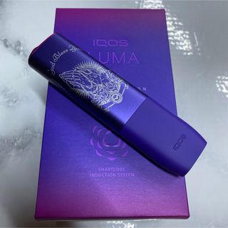 アイコス(IQOS)のiQOS ILUMAONE イルマワン レーザー加工 祈り手 両面 ロザリオ 紫(タバコグッズ)