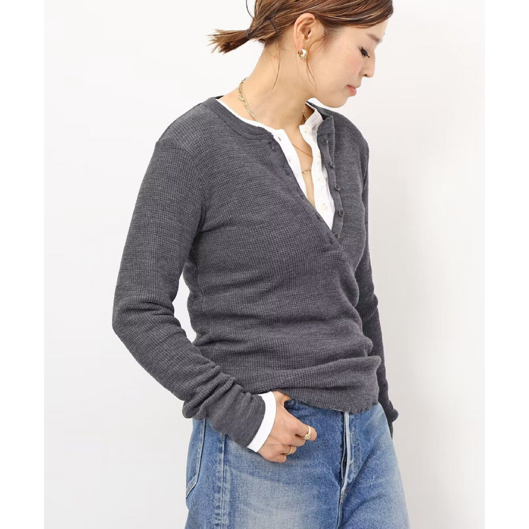 DEUXIEME CLASSE(ドゥーズィエムクラス)の新品　Deuxieme Classe　WOOLY THERMAL プルオーバー レディースのトップス(カットソー(長袖/七分))の商品写真