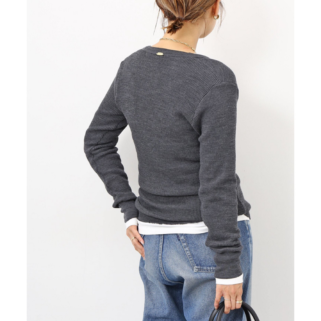 DEUXIEME CLASSE(ドゥーズィエムクラス)の新品　Deuxieme Classe　WOOLY THERMAL プルオーバー レディースのトップス(カットソー(長袖/七分))の商品写真