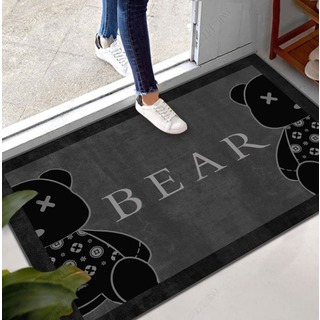 【新作入荷】フロアマット 玄関 キッチン バスルーム インテリア BEAR クマ(玄関マット)
