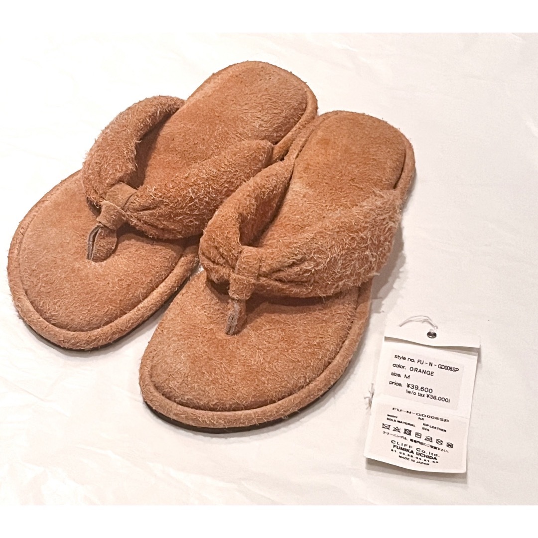 FUMIKA_UCHIDA(フミカウチダ)のFUMIKA UCHIDA PILE SUEDE SANDALS ビーチサンダル レディースの靴/シューズ(サンダル)の商品写真