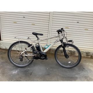 パナソニック最新機種電動アシスト自転車ハリヤー26インチホワイトアルミボディー