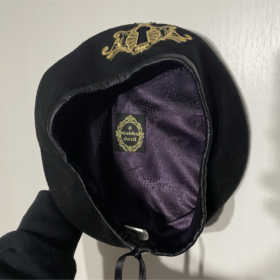 PAMEO POSE(パメオポーズ)のa maiden devil (現Medenius )ベレー帽 レディースの帽子(ハンチング/ベレー帽)の商品写真