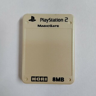 プレイステーション2(PlayStation2)のPS2 メモリーカード ホリ電機 クリーム(その他)