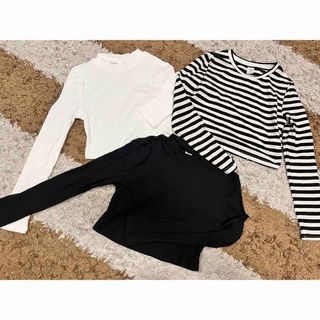 SHEIN - シーイン　ベーシックトップス　3点セット