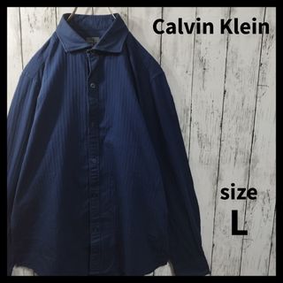 【Calvin Klein】Silk Brend Dress Shirt　579