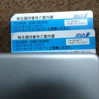 エーエヌエー(ゼンニッポンクウユ)(ANA(全日本空輸))の株主優待番号ご案内書 ANA 2枚(その他)