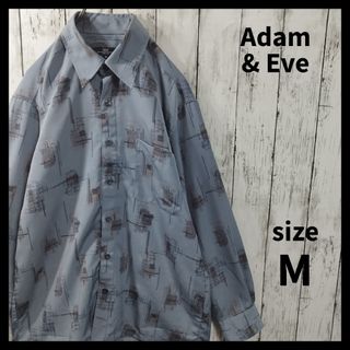 【Adam & Eve】Patterned Drape Shirt　D885(シャツ)