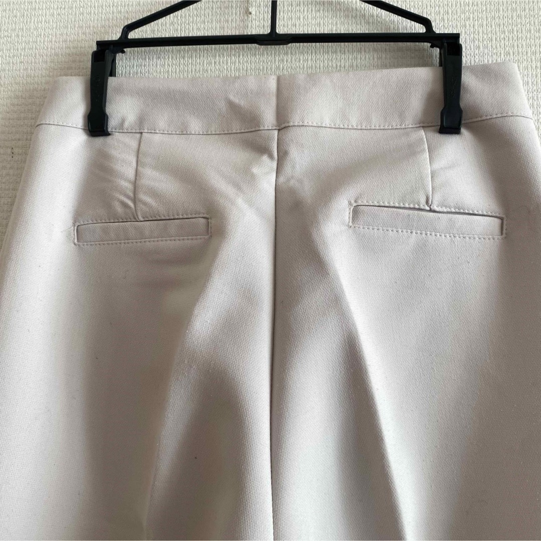 韓国　スラックス　パンツ　ホワイト レディースのパンツ(カジュアルパンツ)の商品写真