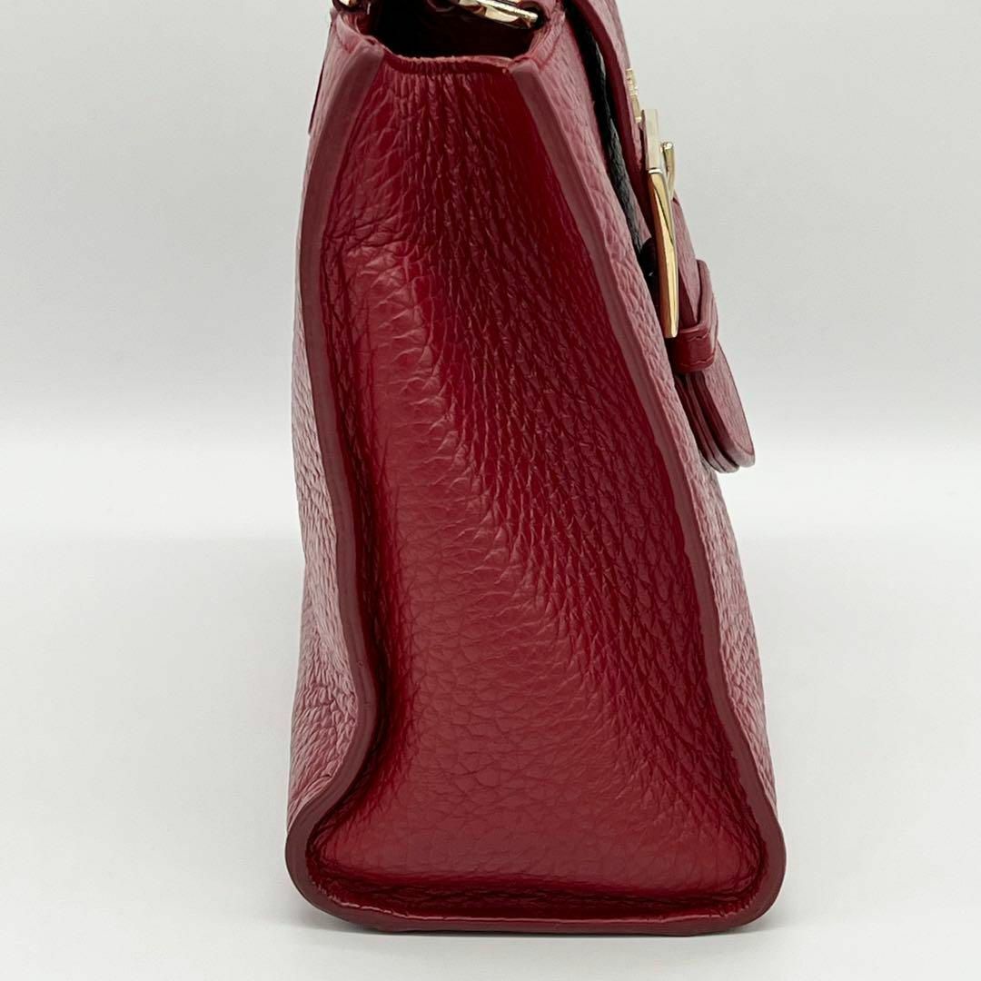 Furla(フルラ)の✨️美品✨️FURLA Flo ハンドバッグ 2way ショルダーバッグ レッド レディースのバッグ(ハンドバッグ)の商品写真