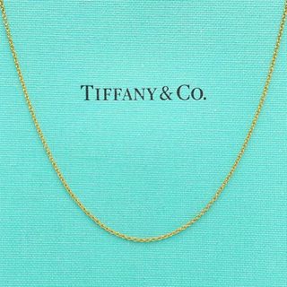 ティファニー(Tiffany & Co.)の【極美品】Tiffany & Co. ネックレス　チェーン　AU750(ネックレス)