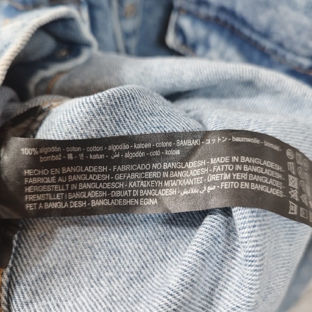 ZARA(ザラ)の【ZARA】Washed Denim Jacket　D482 メンズのジャケット/アウター(Gジャン/デニムジャケット)の商品写真