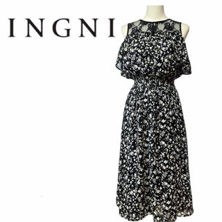 イング(INGNI)のINGNI イング 花柄 小花 ロングワンピース オフショル(ロングワンピース/マキシワンピース)