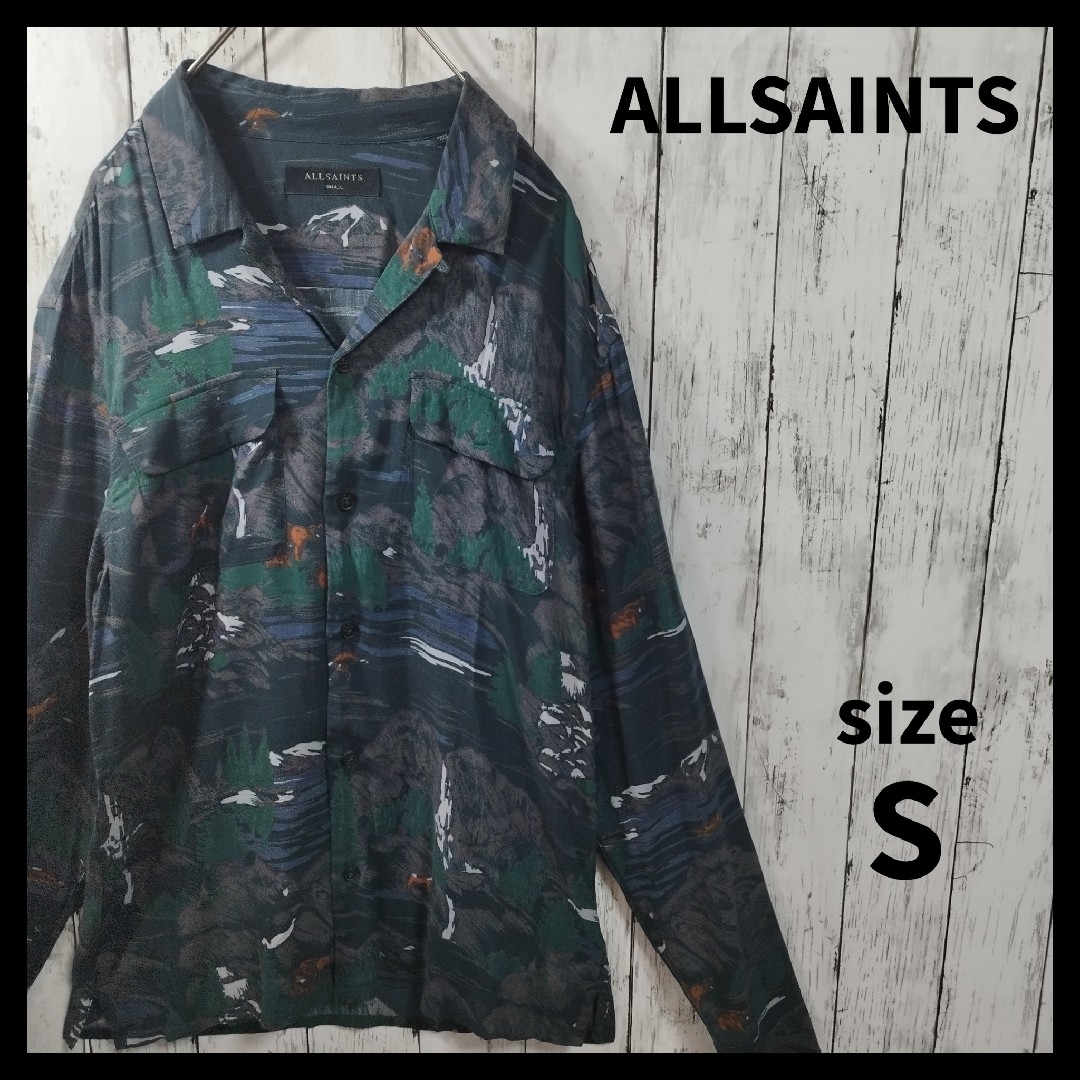 All Saints(オールセインツ)の【ALL SAINTS】Patterned Rayon Shirt　D912 メンズのトップス(シャツ)の商品写真