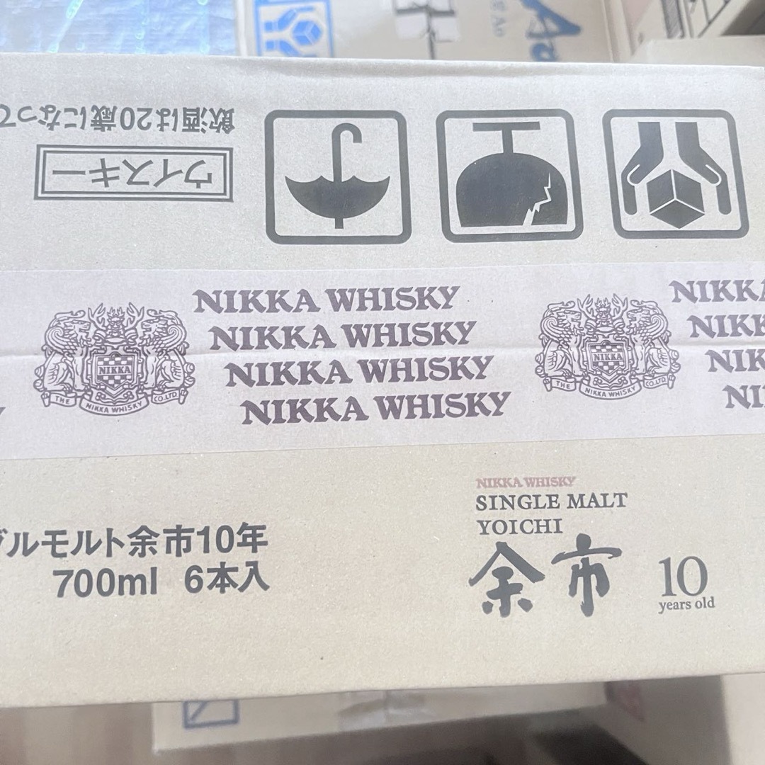 ニッカウヰスキー(ニッカウイスキー)の余市10年　新ラベル　1ケース　6本セット 食品/飲料/酒の酒(ウイスキー)の商品写真