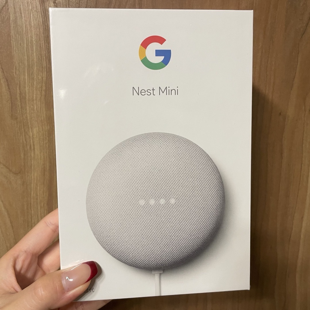 Google(グーグル)のGoogle ネストミニ 第2世代 スマホ/家電/カメラのオーディオ機器(スピーカー)の商品写真