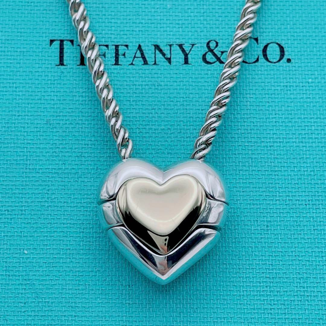 Tiffany & Co.(ティファニー)の【極美品】Tiffany & Co. ネックレス　ハート　ツイストロープ　Ｋ18 レディースのアクセサリー(ネックレス)の商品写真