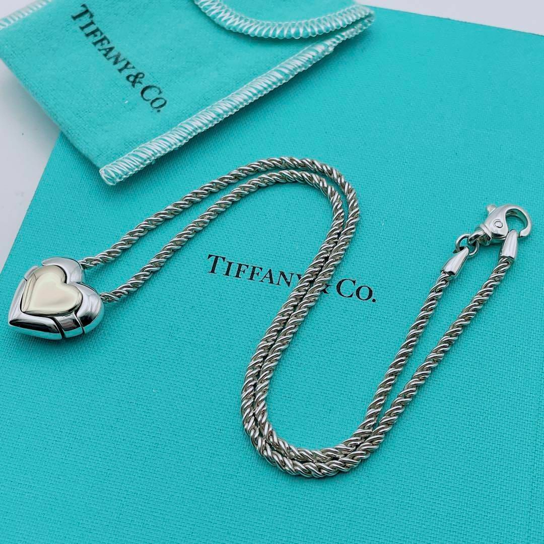 Tiffany & Co.(ティファニー)の【極美品】Tiffany & Co. ネックレス　ハート　ツイストロープ　Ｋ18 レディースのアクセサリー(ネックレス)の商品写真