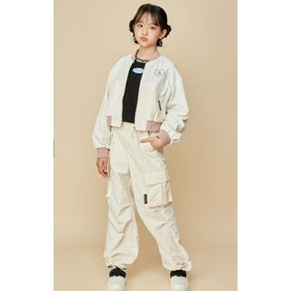 JENNI - 新品　JENNIはっ水加工　ウエスト調整可能アクティブパラシュートパンツ140