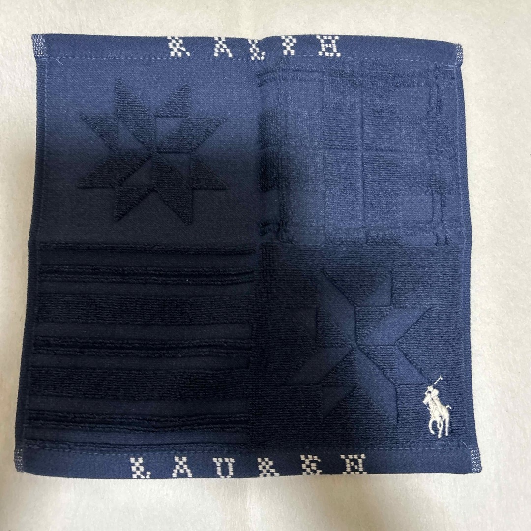 Ralph Lauren(ラルフローレン)の⭐️ラルフローレン⭐️  ハンドタオル  ネイビー インテリア/住まい/日用品の日用品/生活雑貨/旅行(タオル/バス用品)の商品写真