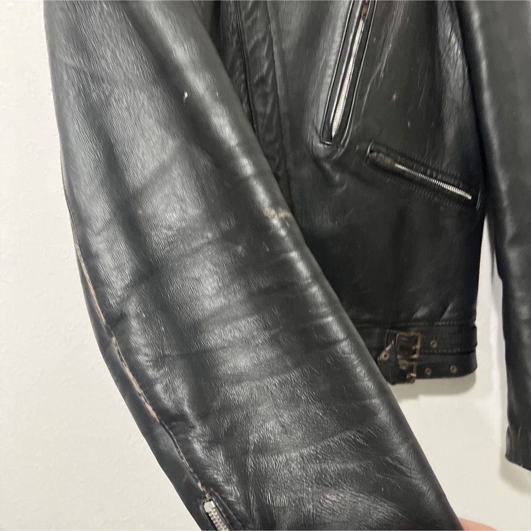 Lewis Leathers(ルイスレザー)の70s Kett Leathers ケットレザー　サイズ40 メンズのジャケット/アウター(ライダースジャケット)の商品写真