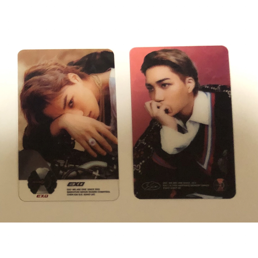 EXO カイ 透明 フォトカード　￼￼③ エンタメ/ホビーのタレントグッズ(アイドルグッズ)の商品写真