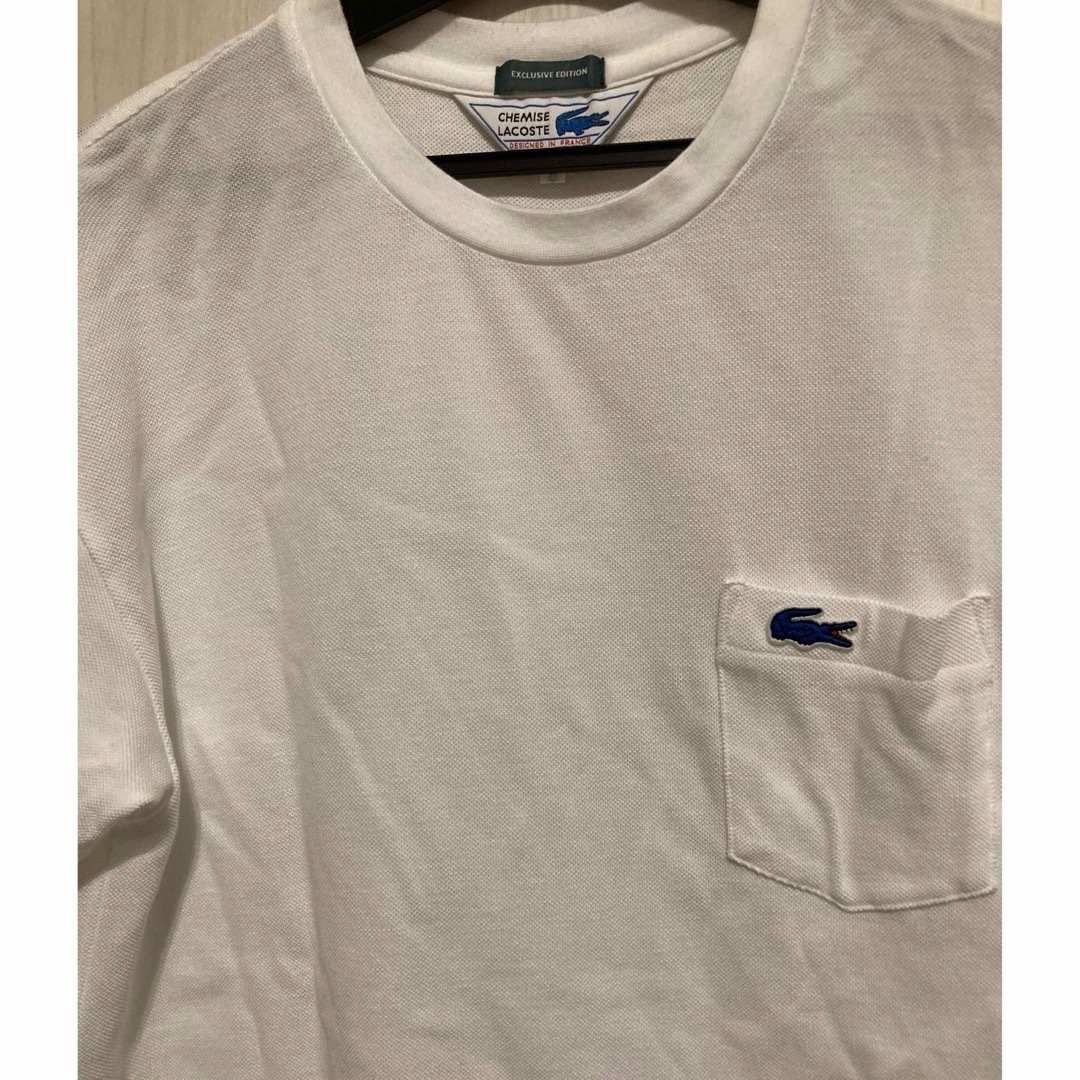 LACOSTE(ラコステ)の美品　シップス別注　LACOSTE　Tシャツ　メンズ　 メンズのトップス(Tシャツ/カットソー(半袖/袖なし))の商品写真