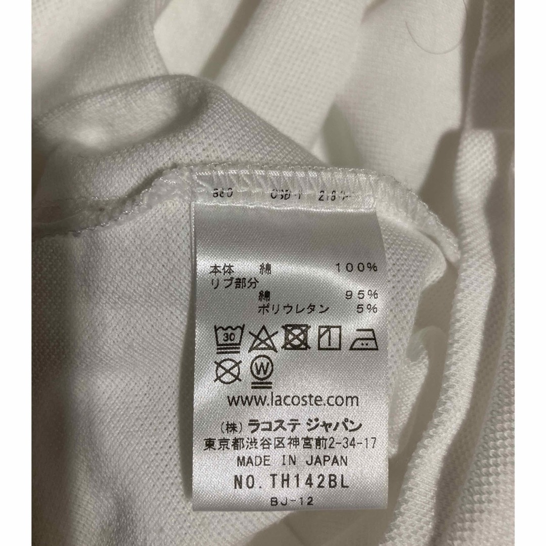 LACOSTE(ラコステ)の美品　シップス別注　LACOSTE　Tシャツ　メンズ　 メンズのトップス(Tシャツ/カットソー(半袖/袖なし))の商品写真