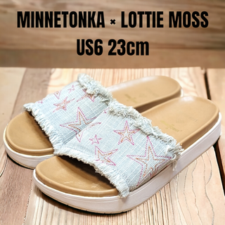 ミネトンカ(Minnetonka)の希少 MINNETONKA ミネトンカ サンダル 23cm コラボモデル(サンダル)