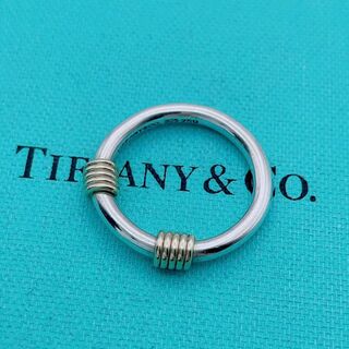 ティファニー(Tiffany & Co.)の【美品】Tiffany & Co. 指輪　バンドウィズ　2ワイヤー　7号　K18(リング(指輪))