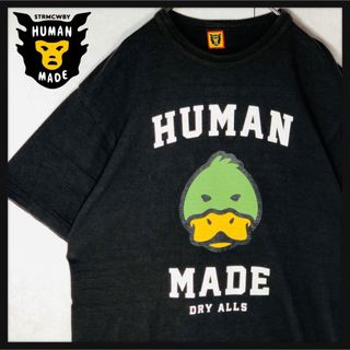 ヒューマンメイド(HUMAN MADE)の【人気デザイン】ヒューマンメイド ダックTシャツ デカロゴ Lサイズ ゆるだぼ(Tシャツ/カットソー(半袖/袖なし))