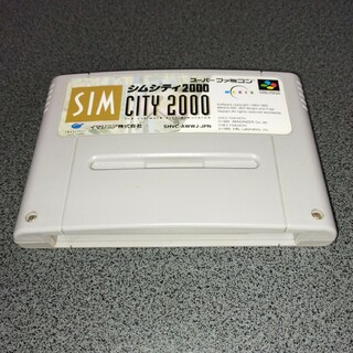 ニンテンドウ(任天堂)のシムシティ2000 Sim City 2000 SFC クリーニング済み(家庭用ゲームソフト)