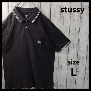 STUSSY - 【stussy】Onepoint Logo Polo Shirt　D863