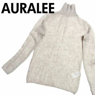 オーラリー(AURALEE)の22AW オーラリー モヘア シアー タートルネック ニット A22AP01FG(ニット/セーター)