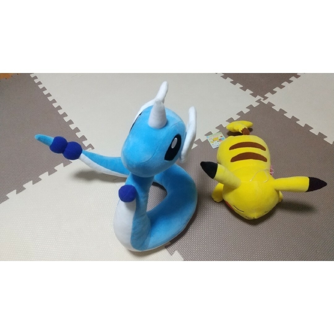 ポケモン(ポケモン)のポケモンフィット ハクリュー ぬいぐるみ pokemon 【新品】 エンタメ/ホビーのおもちゃ/ぬいぐるみ(キャラクターグッズ)の商品写真