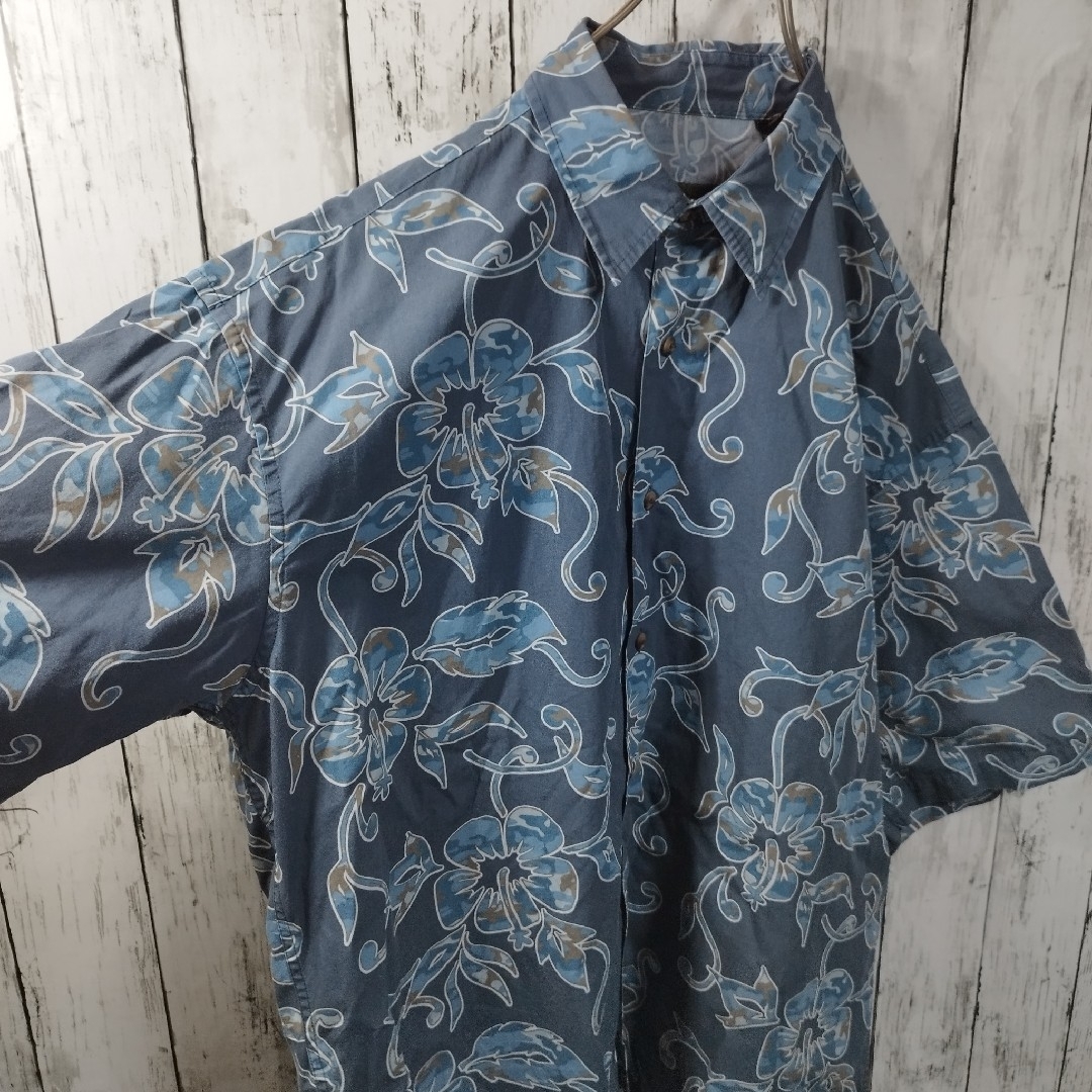 Timberland(ティンバーランド)の【Timberland】Patterned Aloha Shirt　D790 メンズのトップス(シャツ)の商品写真